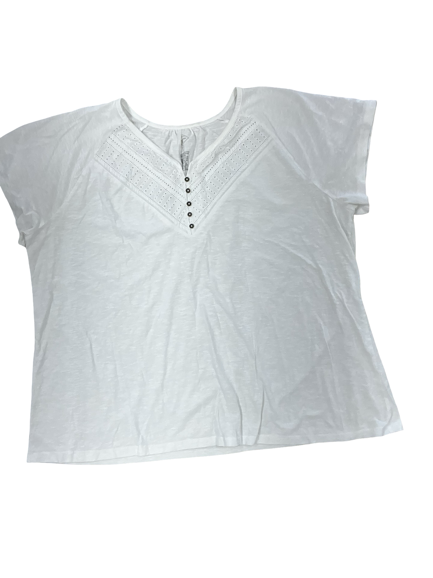 Top Ss By St Johns Bay In White, Size:2X
