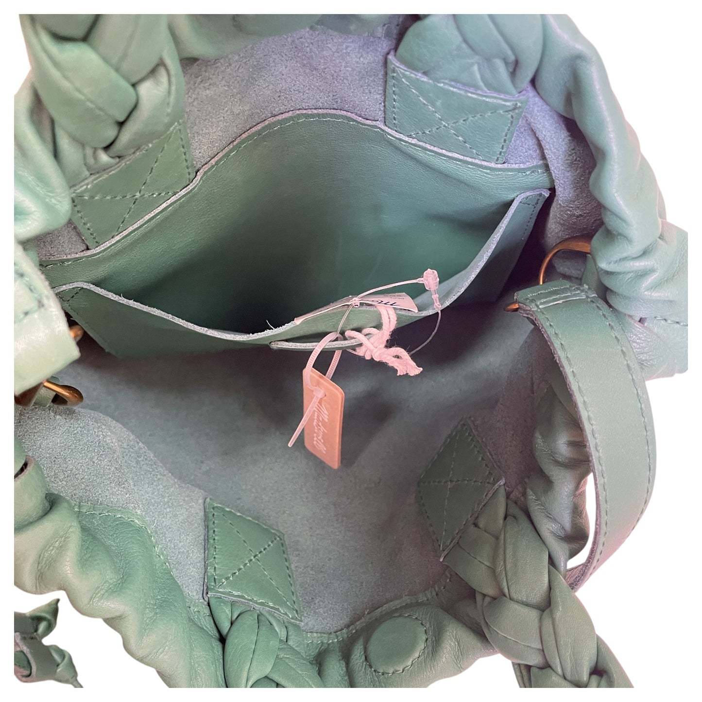 Handbag By Madewell In Teal, Size:Medium