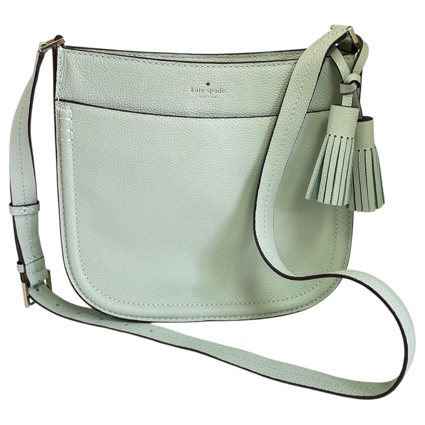 Crossbody Designer By Kate Spade In Aqua, Size:Large