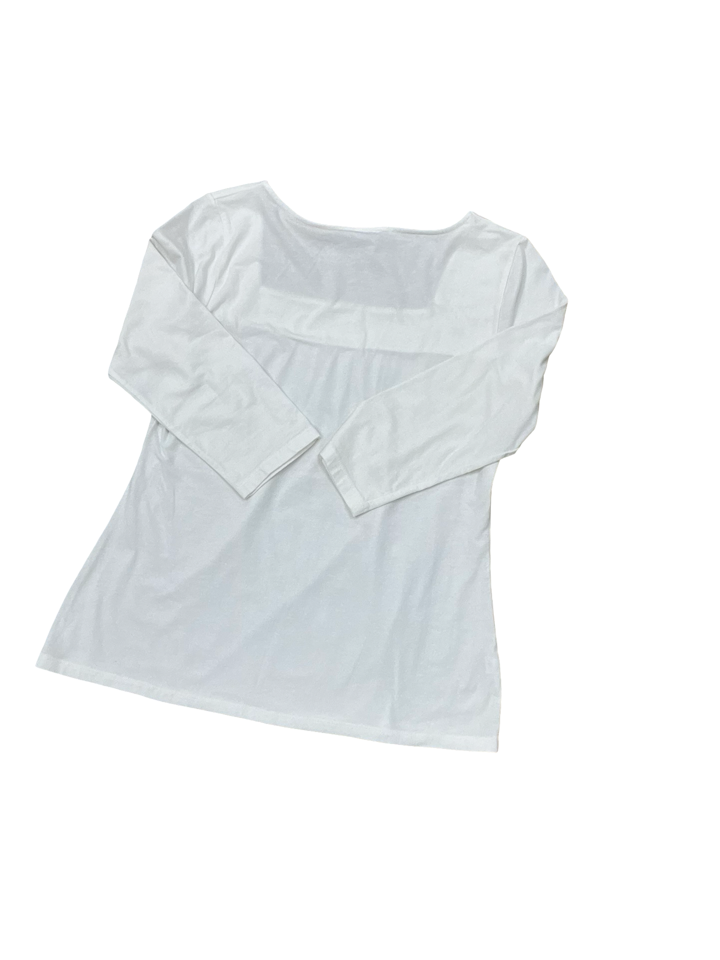 Top Ls By Ann Taylor In White, Size:M