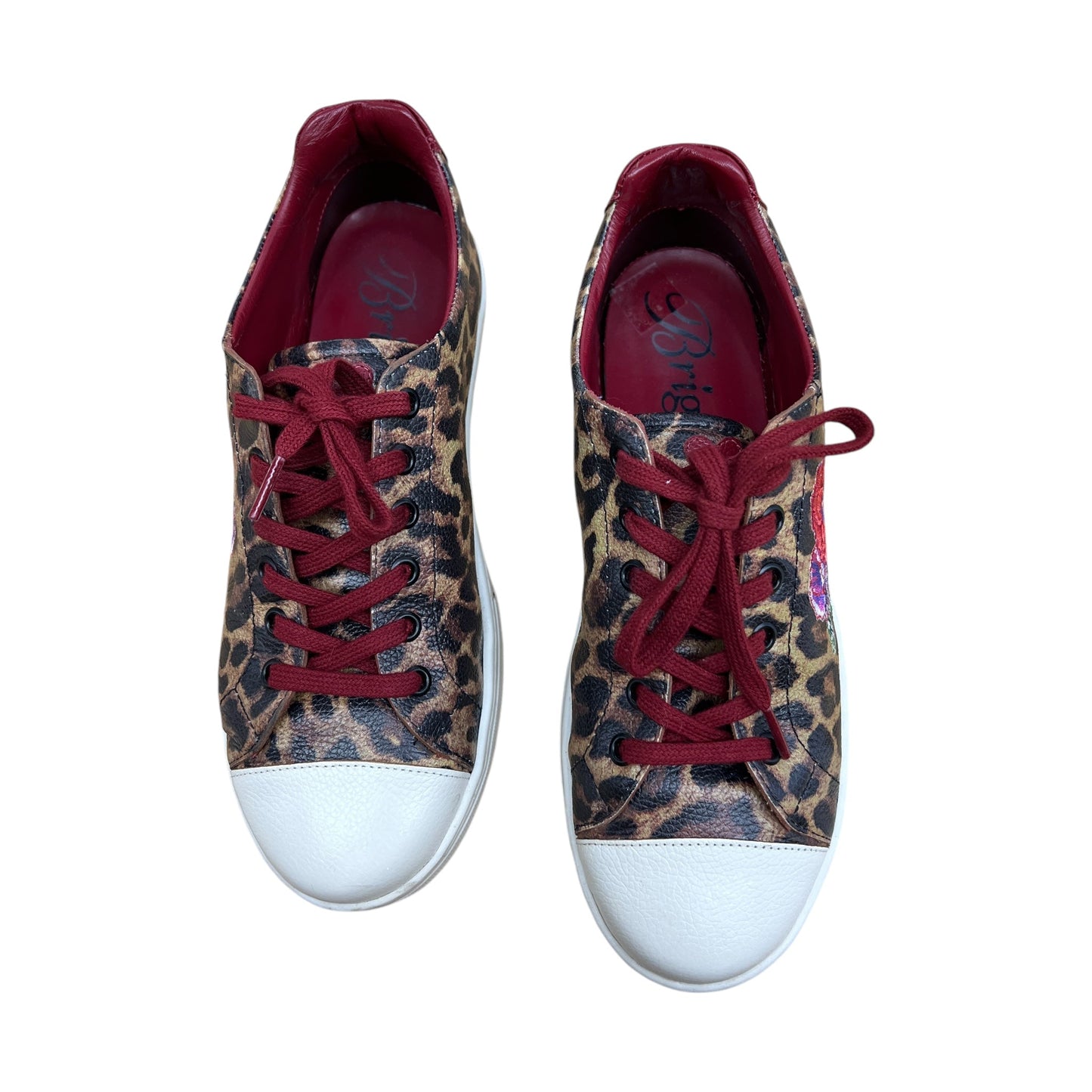 Shoes Sneakers By Brighton In Animal Print, Size:9