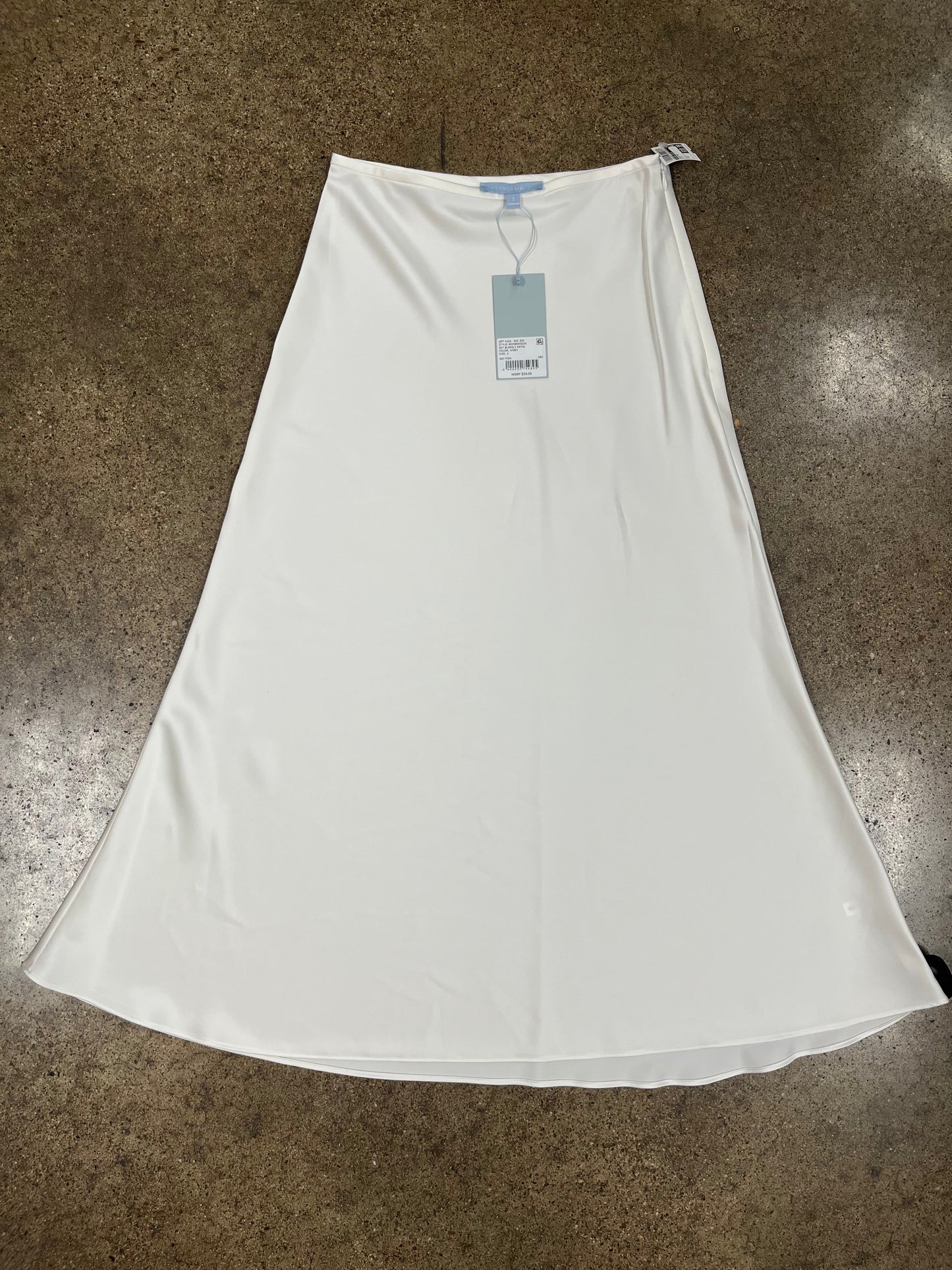 Skirt Maxi By Antonio Melani In White, Size:2