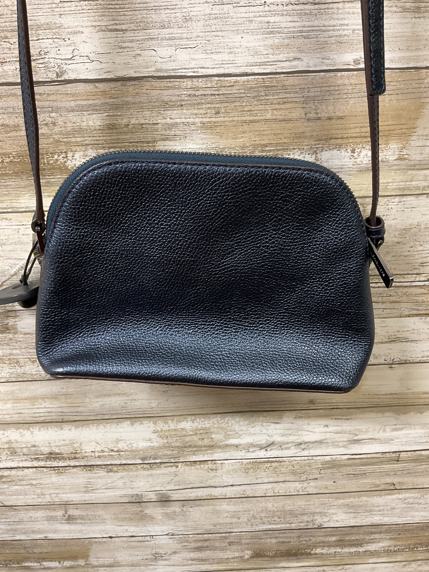 Crossbody Designer By Michael Kors In Navy, Size:Small