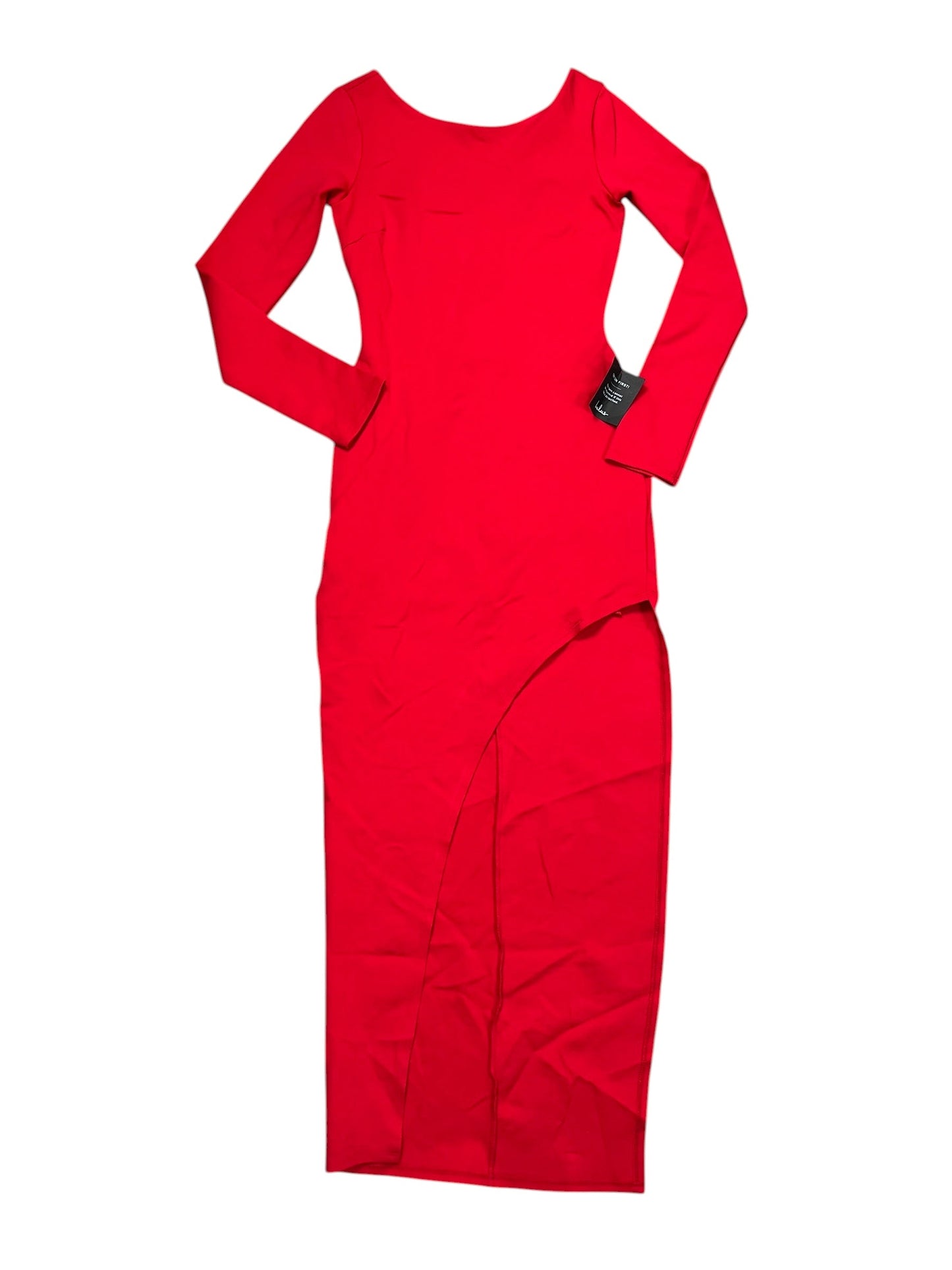 Dress Party Long By Lulus In Red, Size:S