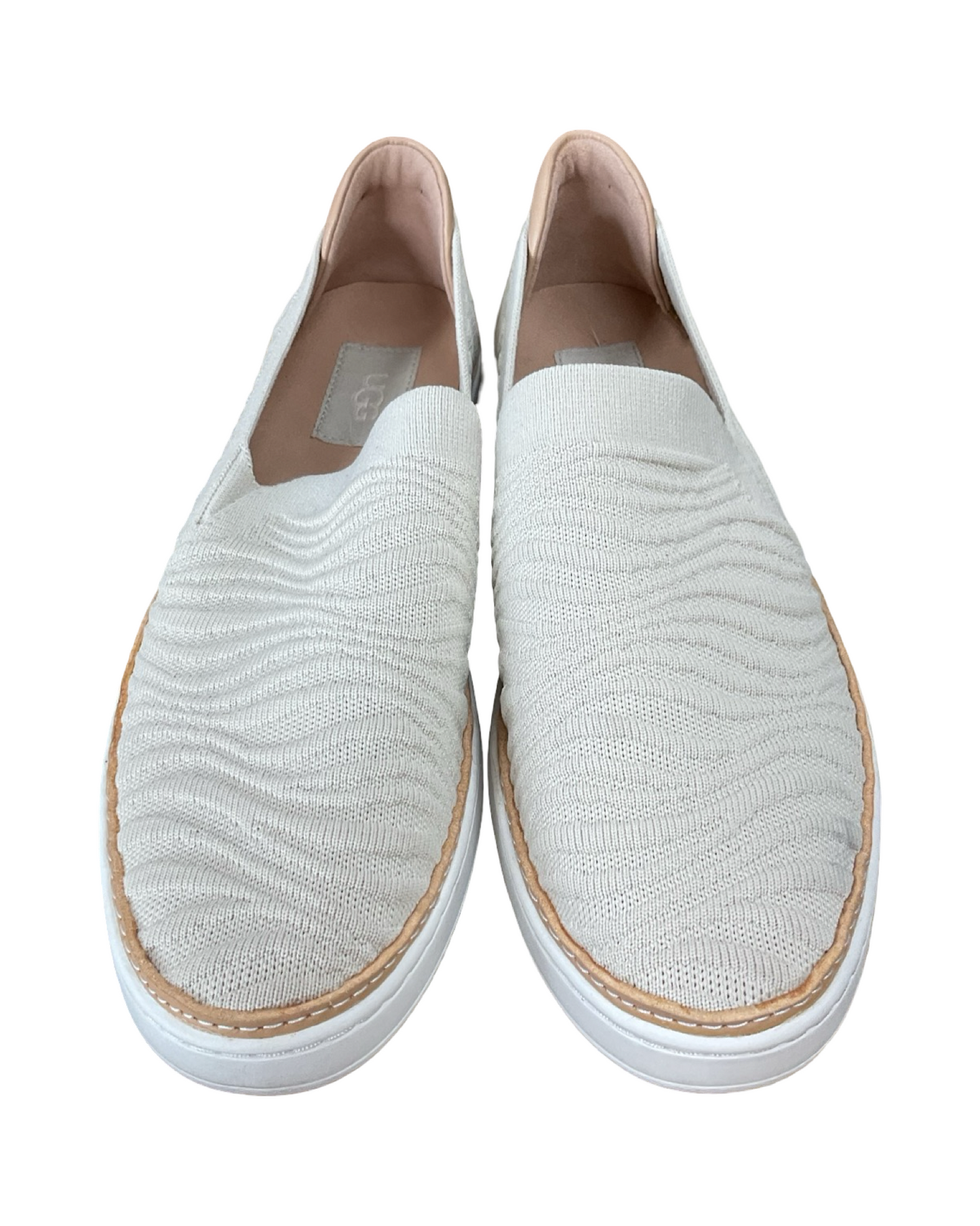 Shoes Sneakers By Cma In Tan & White, Size:10