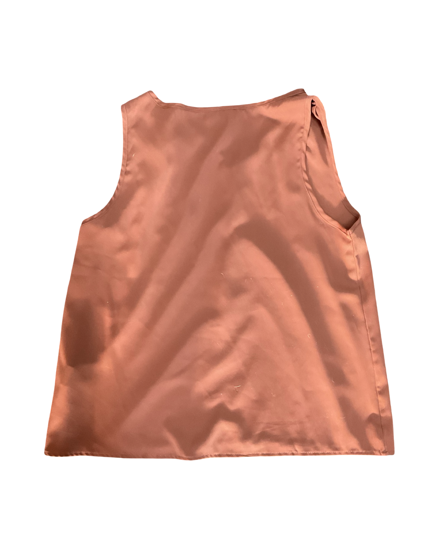 Top Sleeveless By Shein In Brown, Size:M