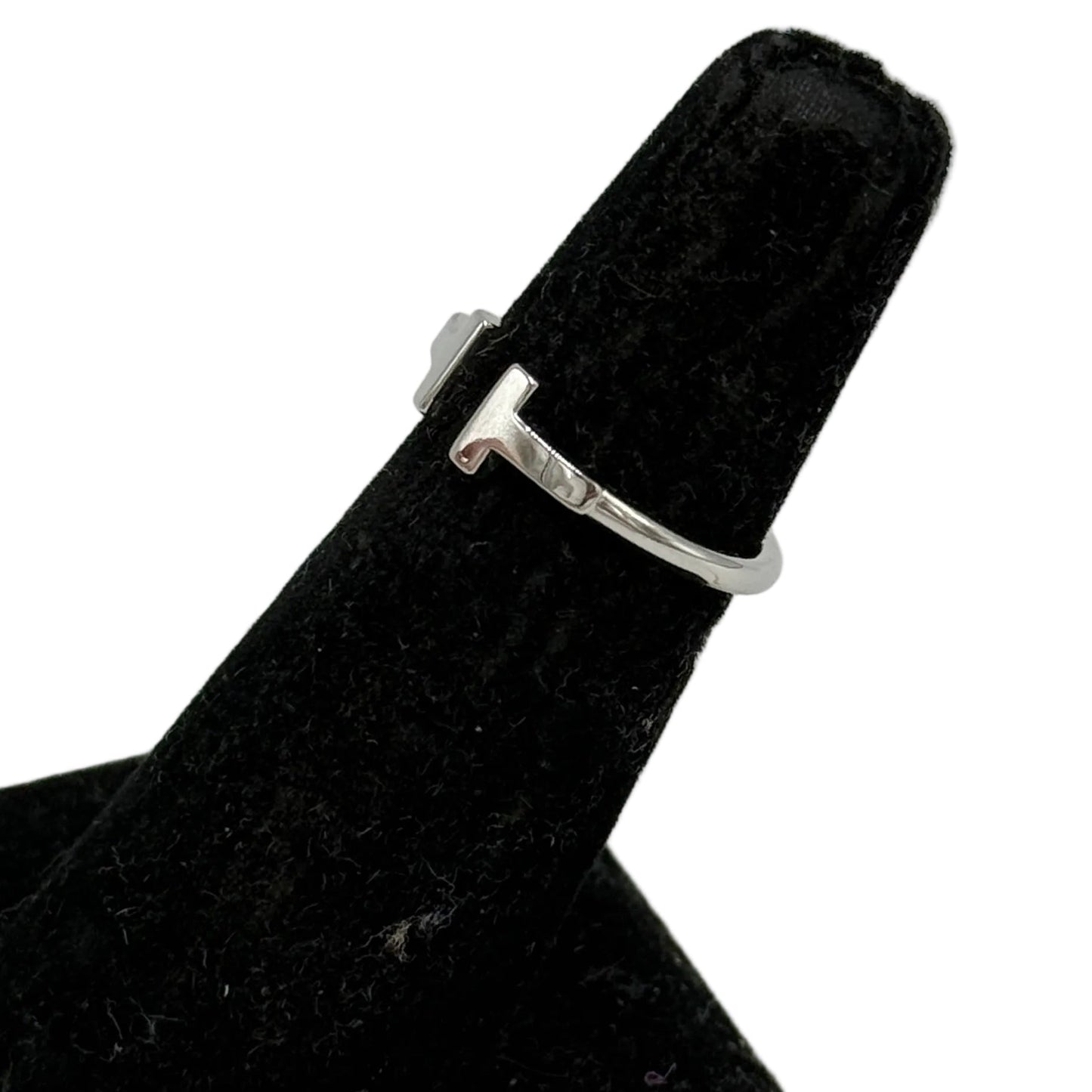 Tiffany & Company T Wire 18k Gold Luxury Ring , Size: 5.5