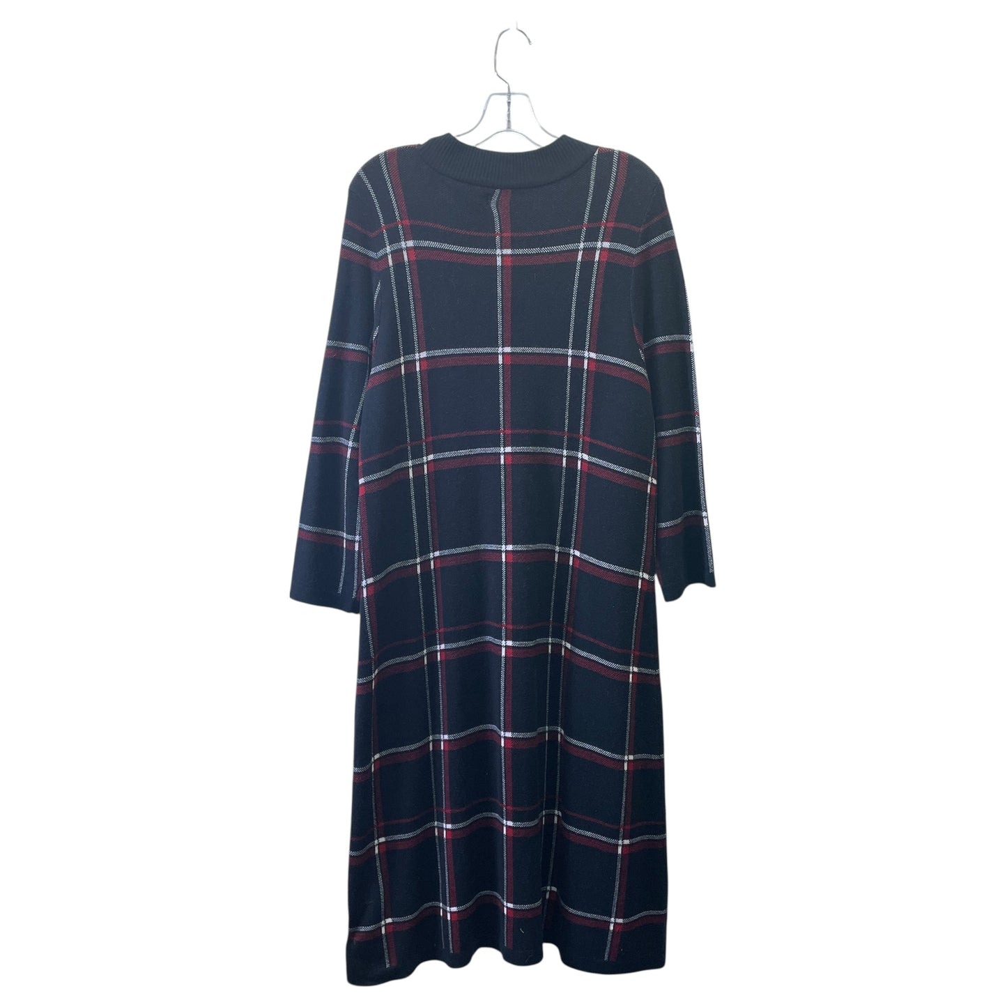 Dress Sweater By Liz Claiborne In Black & Red, Size:Xl