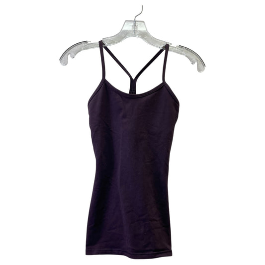 Athletic Tank Top By Lululemon In Maroon, Size:Xs