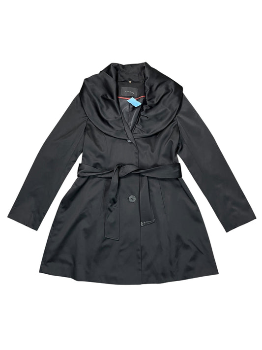 Coat Peacoat By Tahari In Black, Size:M