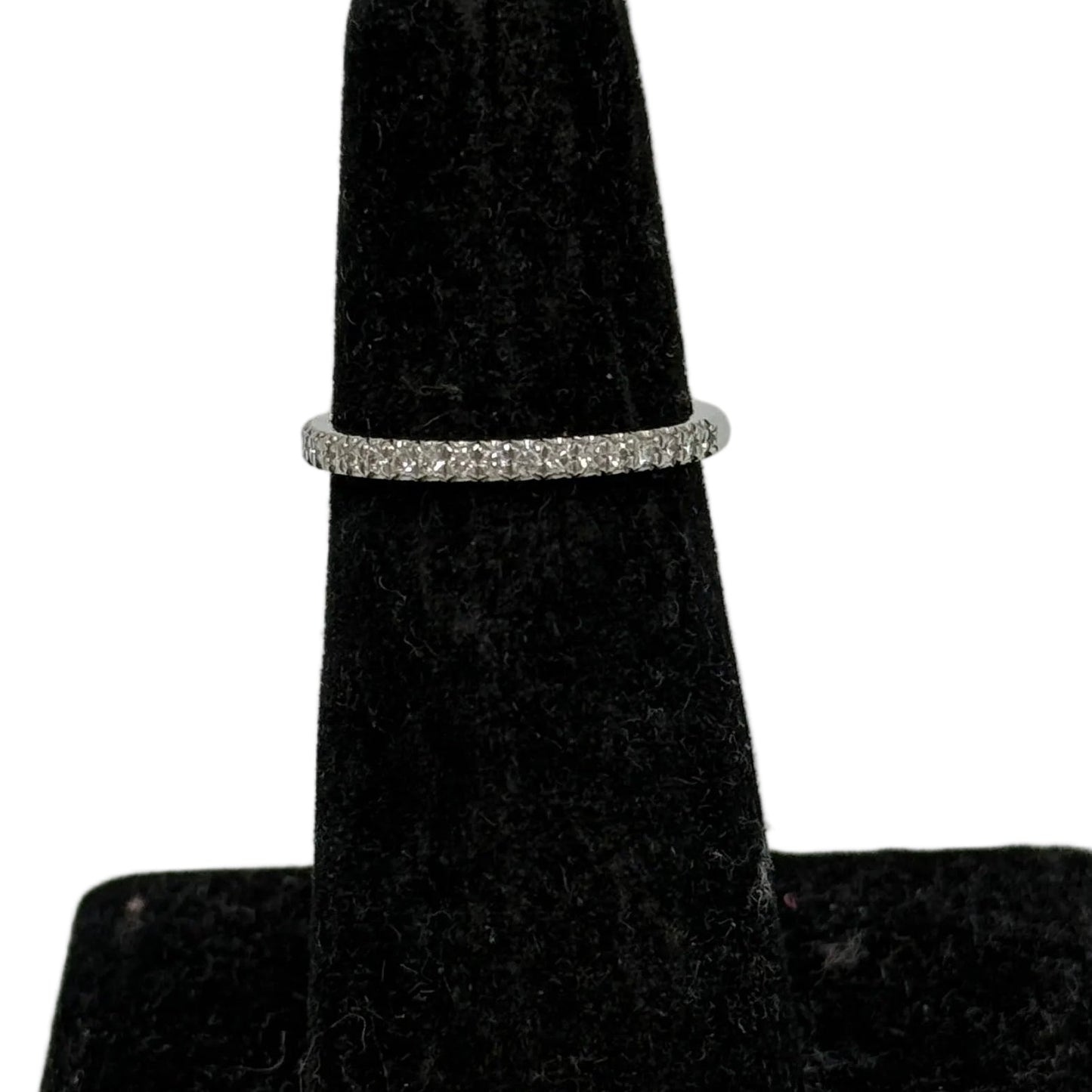 Tiffany & Company Soleste Half Eternity Diamond Luxury Ring, Size: 6