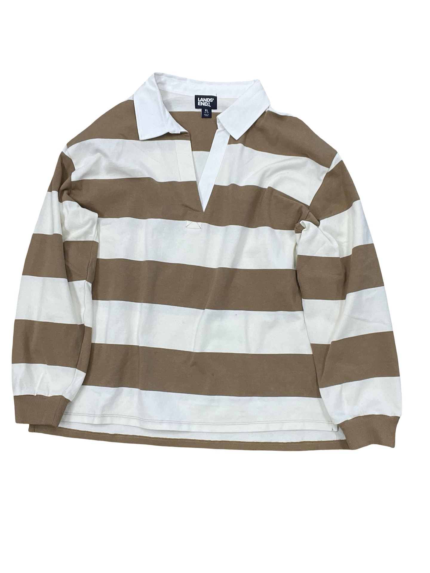 Top Ls By Clothes Mentor In Tan, Size:1X