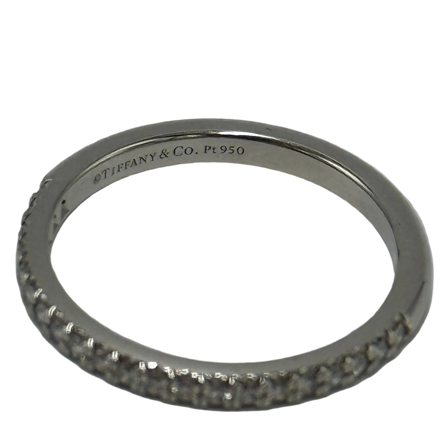 Tiffany & Company Soleste Half Eternity Diamond Luxury Ring, Size: 6
