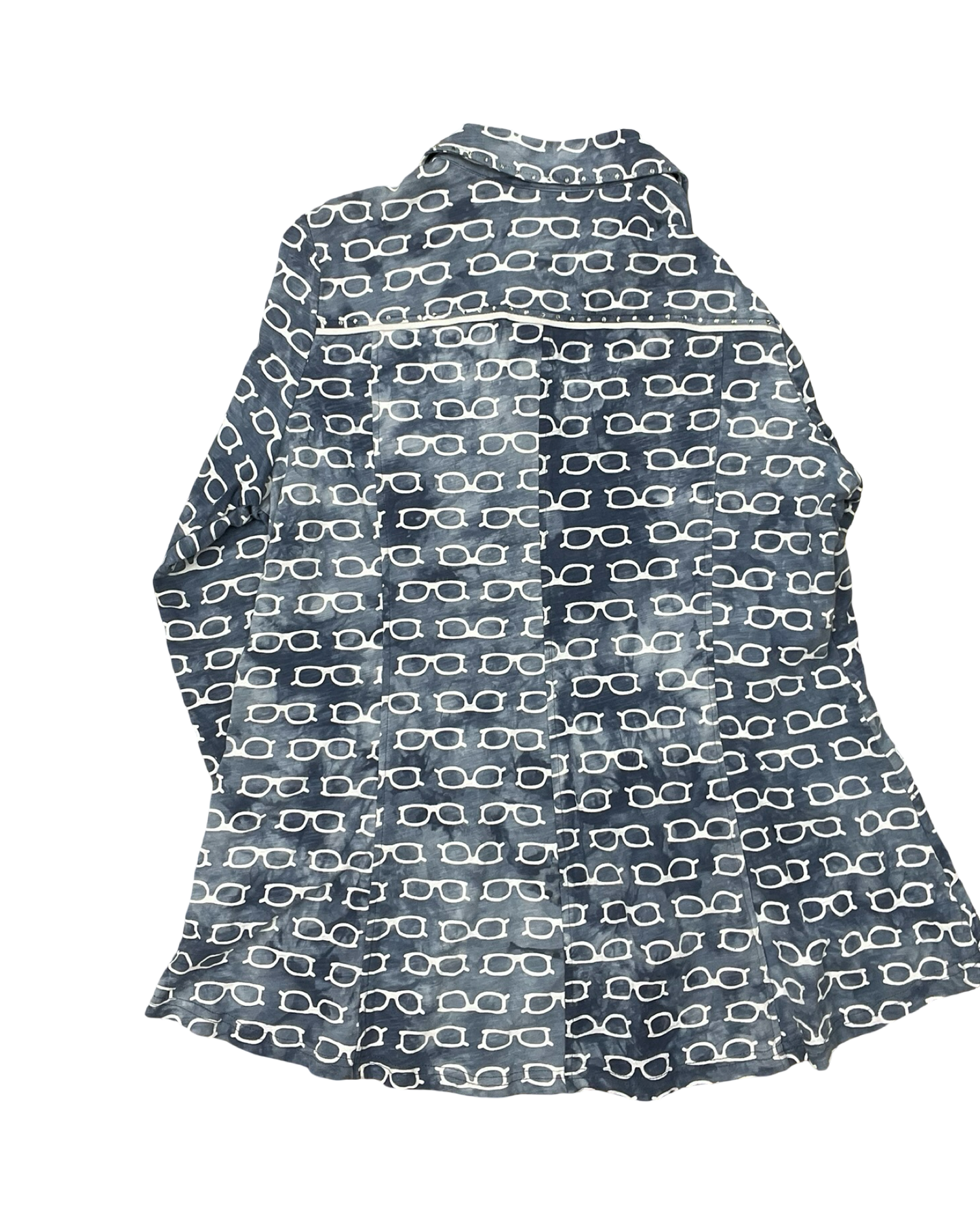 Jacket Other By Clothes Mentor In Blue & White, Size:Xl
