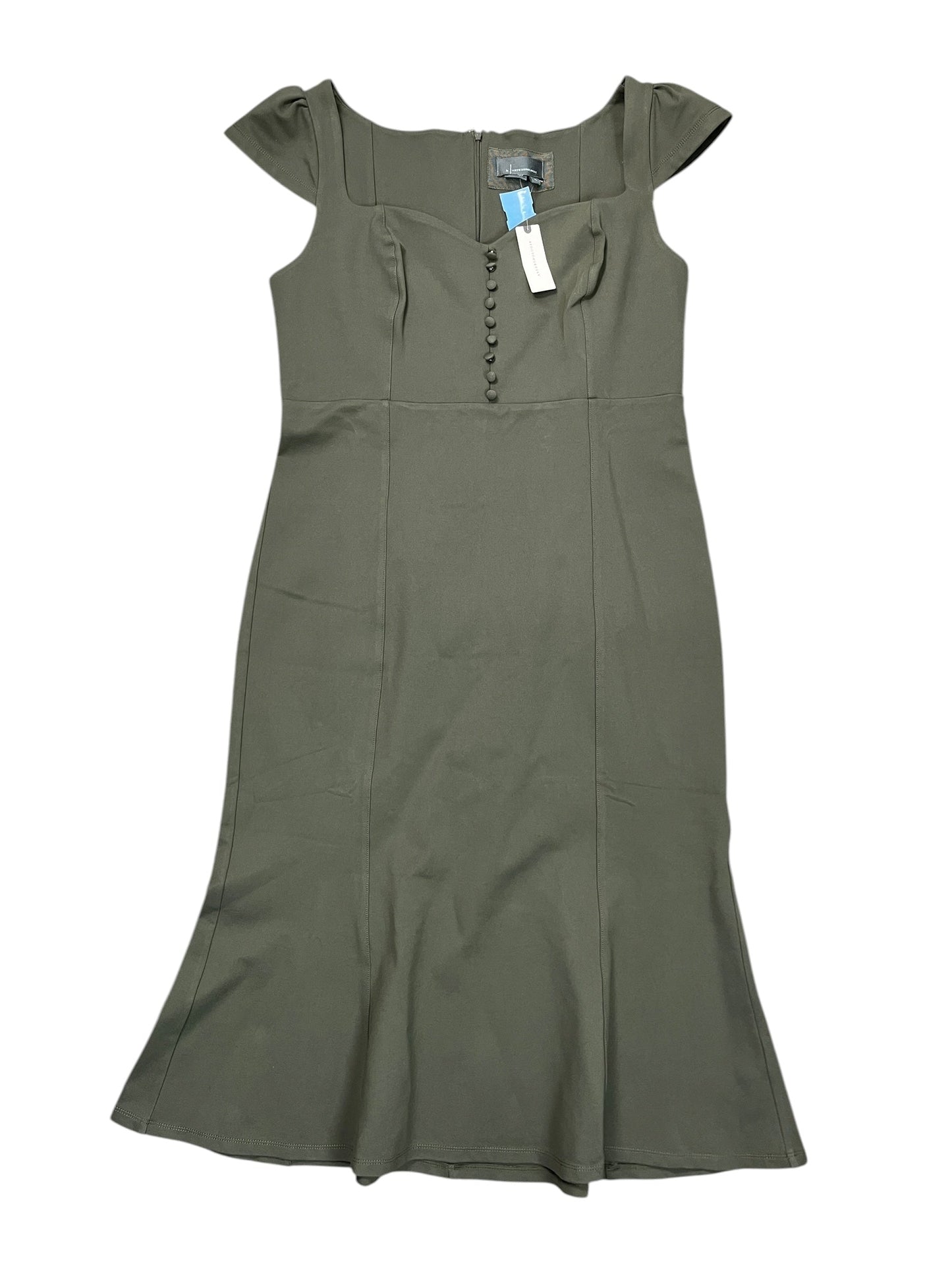 Dress Party Midi By Anthropologie In Green, Size:Xl