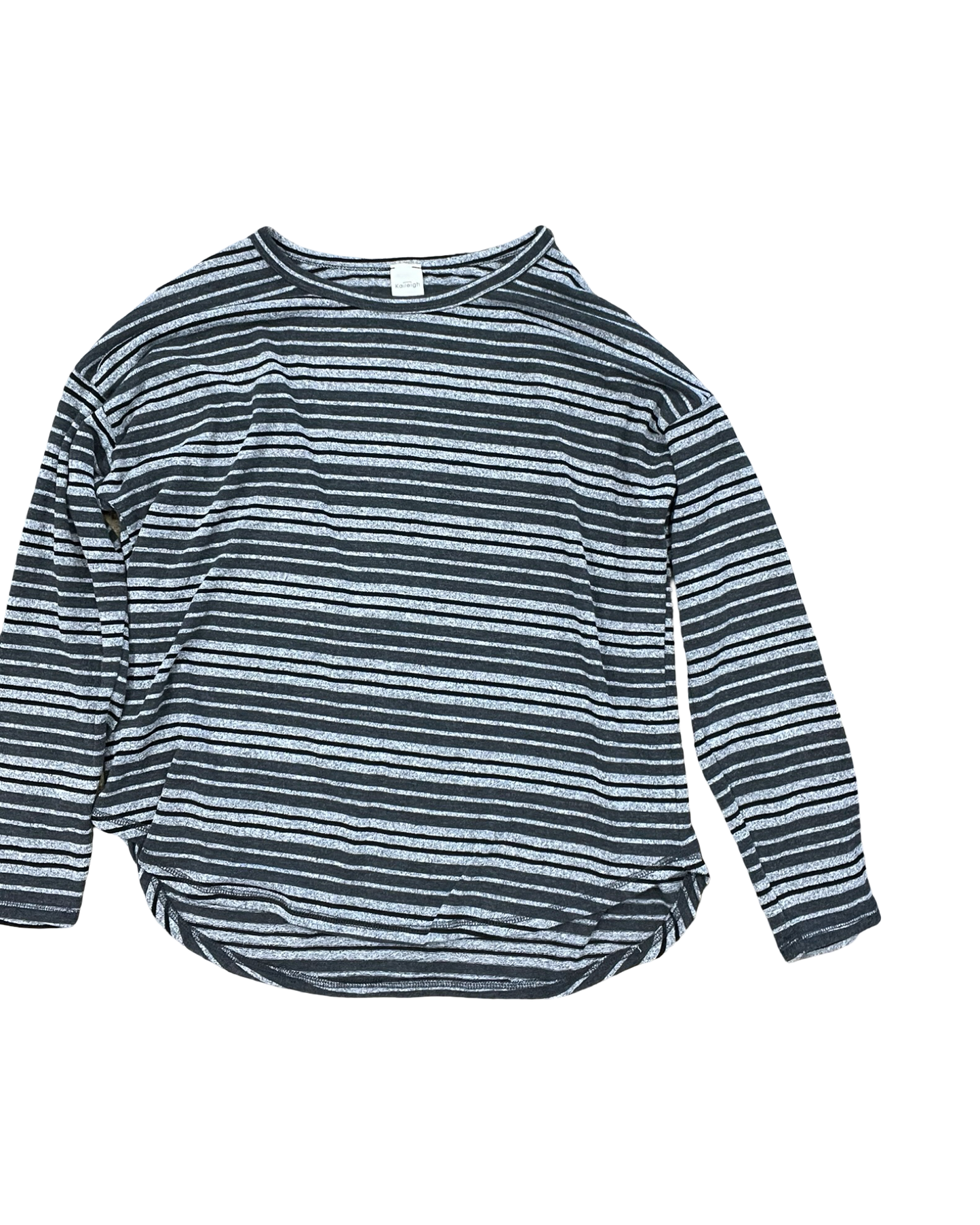 Top Ls By Kaileigh In Grey, Size:Xl