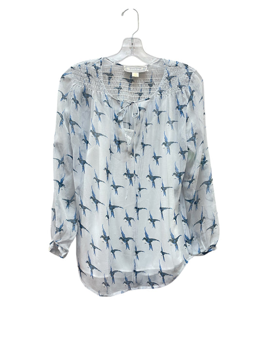 Blouse Ls By Beyond Vintage In Blue, Size:Xs