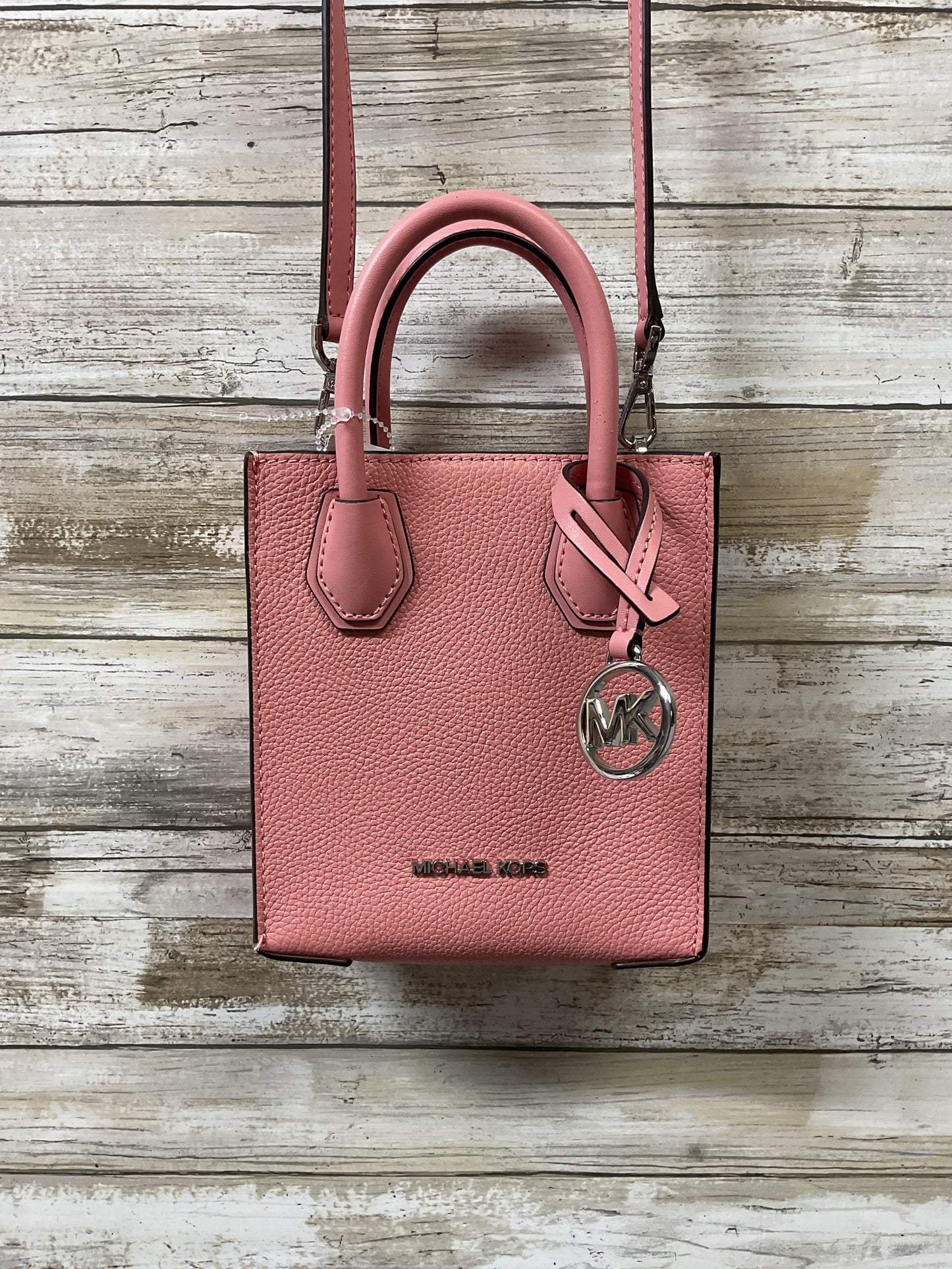 Crossbody Designer By Michael Kors In Pink, Size:Small