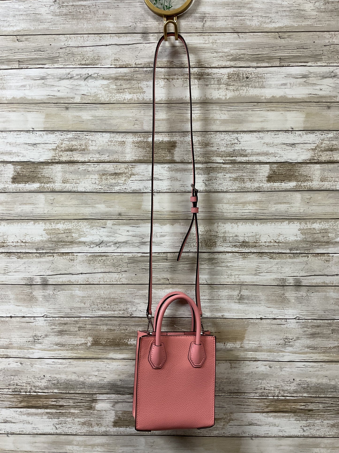 Crossbody Designer By Michael Kors In Pink, Size:Small