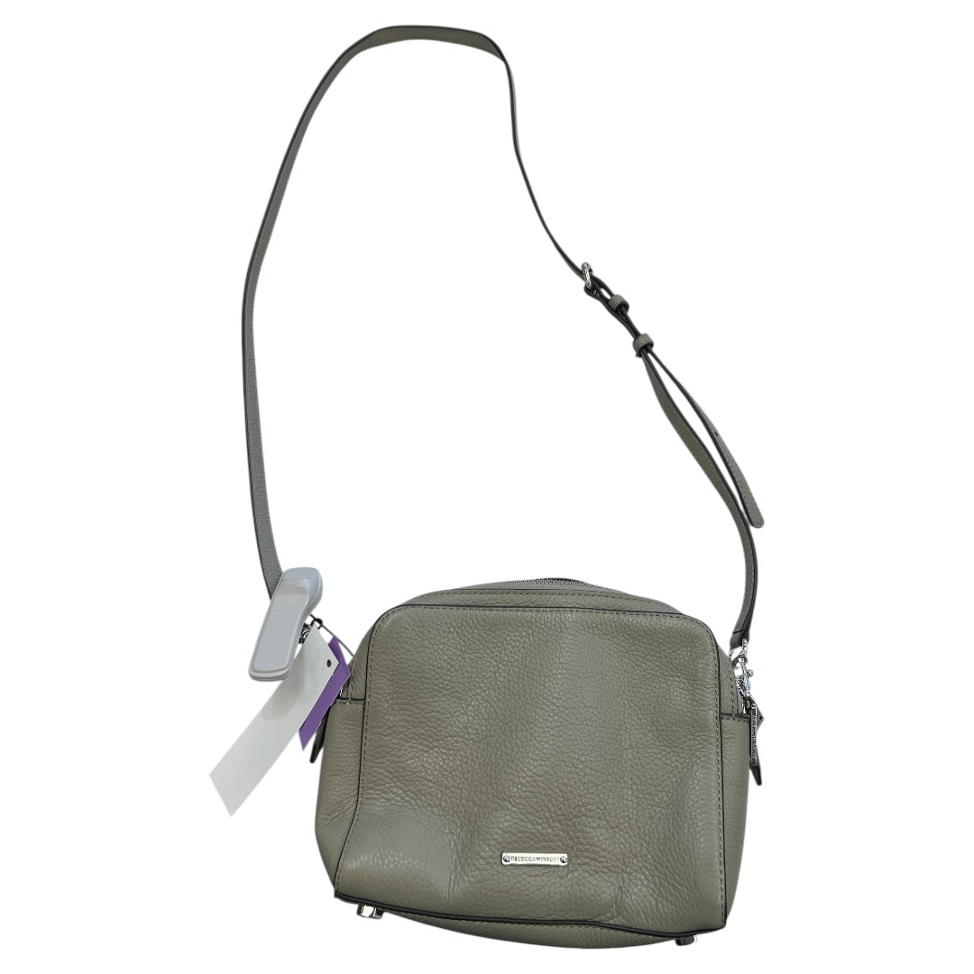 Crossbody Designer By Rebecca Minkoff In Grey, Size:Small