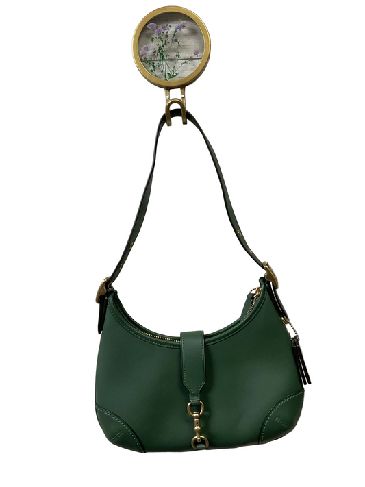 Handbag Designer By Coach In Green, Size:Small