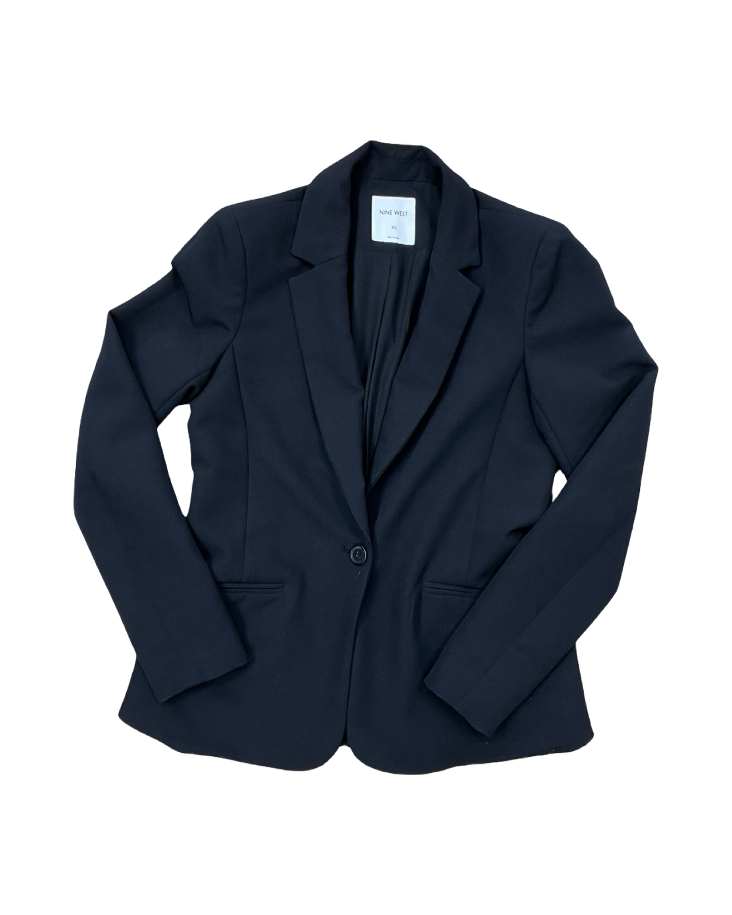Blazer By Nine West In Black, Size:Xs