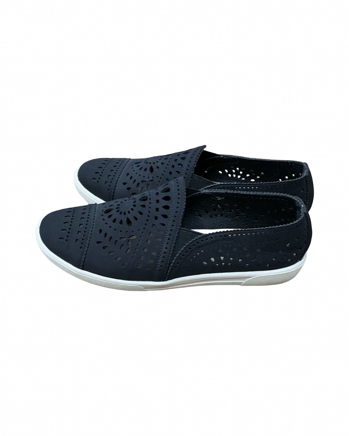 Shoes Sneakers By Clothes Mentor In Black, Size:8
