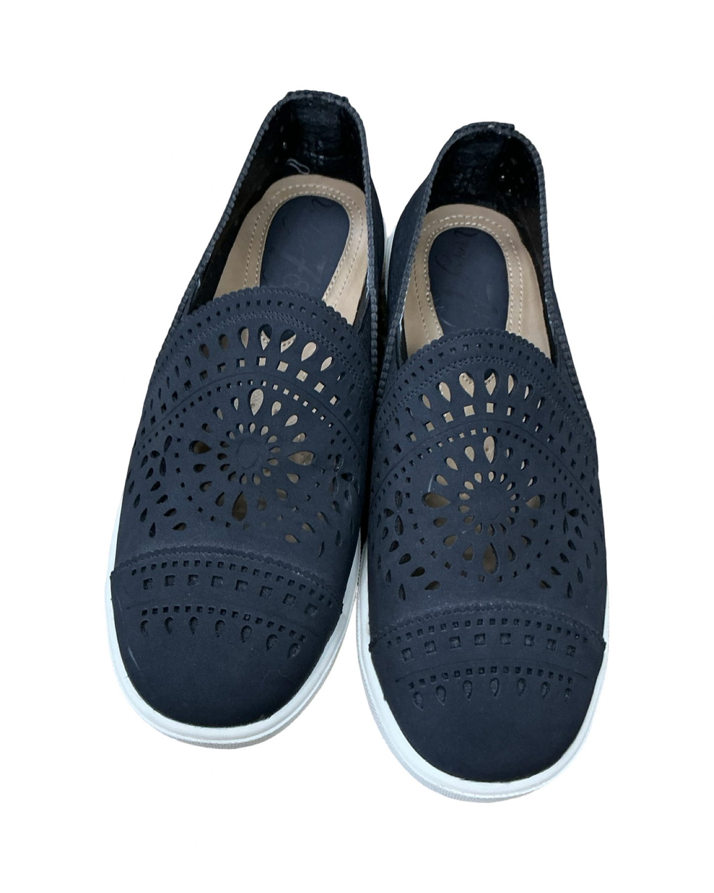 Shoes Sneakers By Clothes Mentor In Black, Size:8
