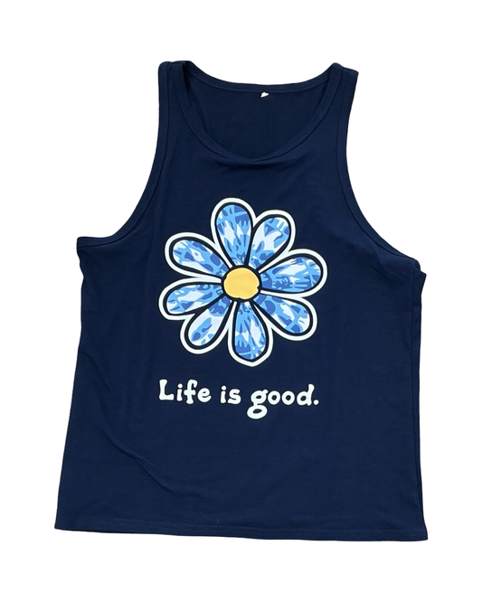 Top Sleeveless By Clothes Mentor In Navy, Size:M