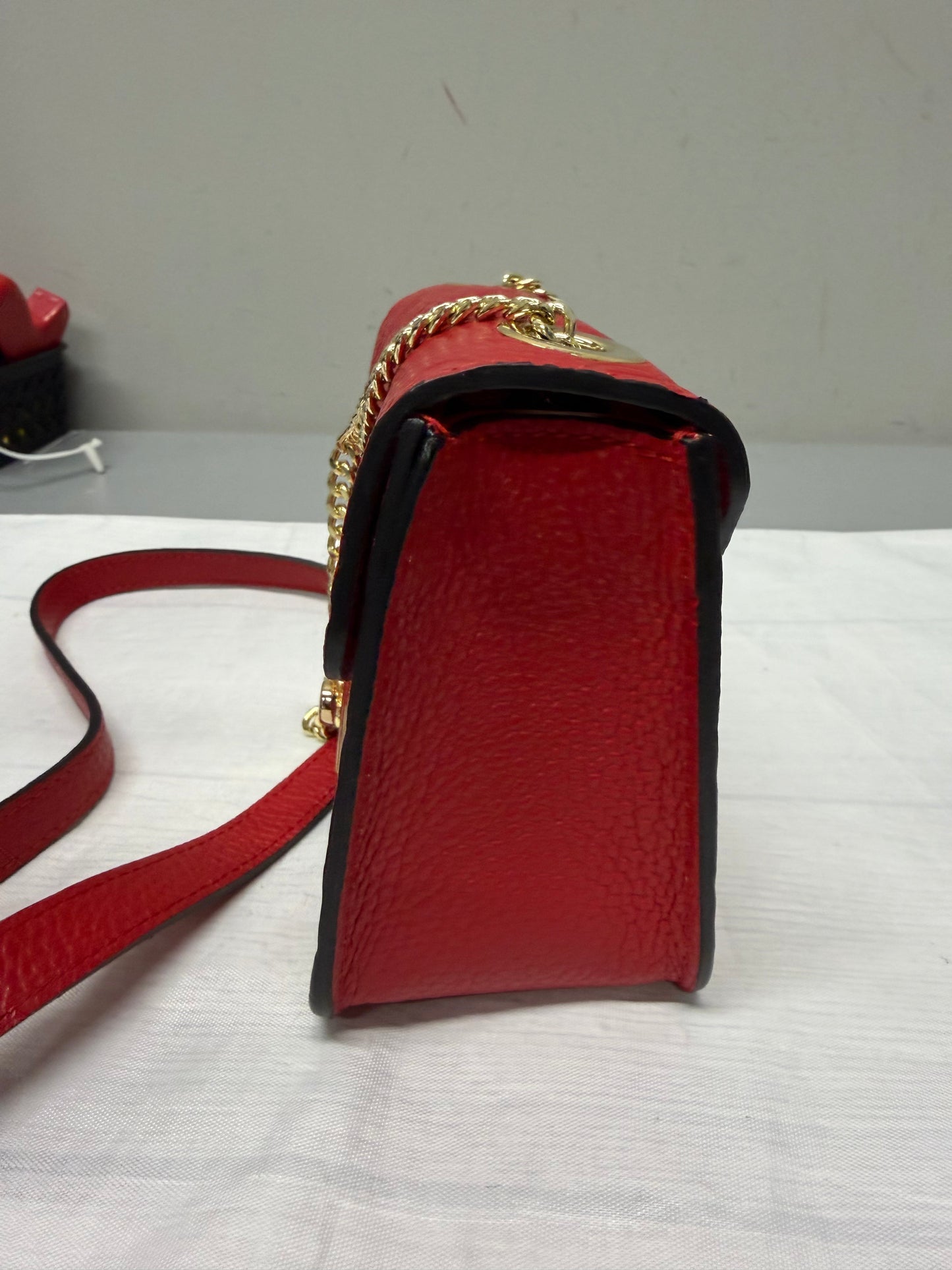 Crossbody Designer By Valentino-Mario In Red, Size:Small