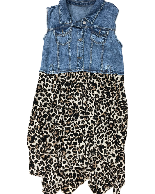 Cardigan By Clothes Mentor In Animal Print, Size:3X