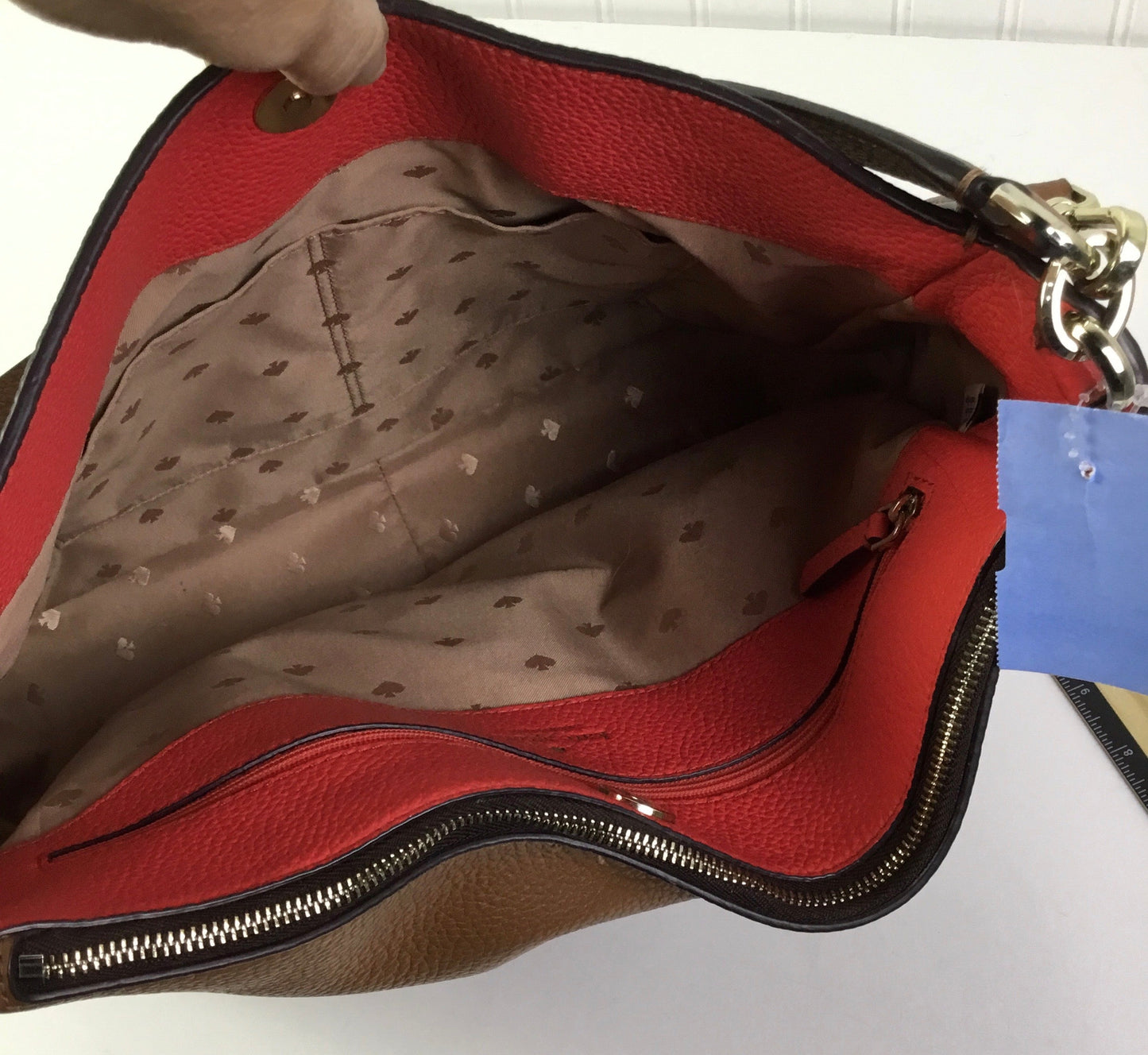 Crossbody Designer By Kate Spade In Brown, Size:Medium