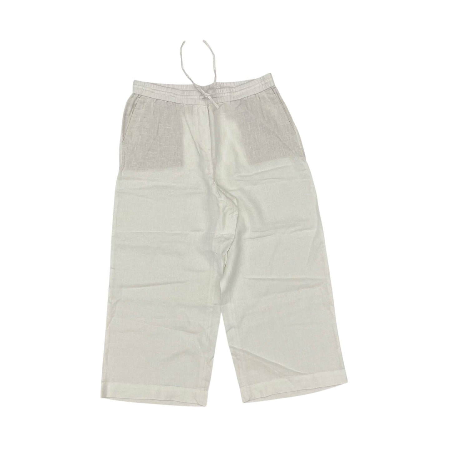 Pants Linen By Talbots In Cream, Size:10