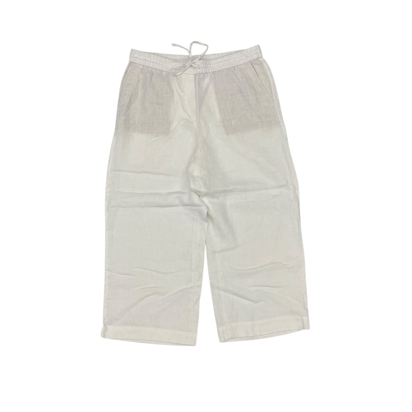 Pants Linen By Talbots In Cream, Size:10