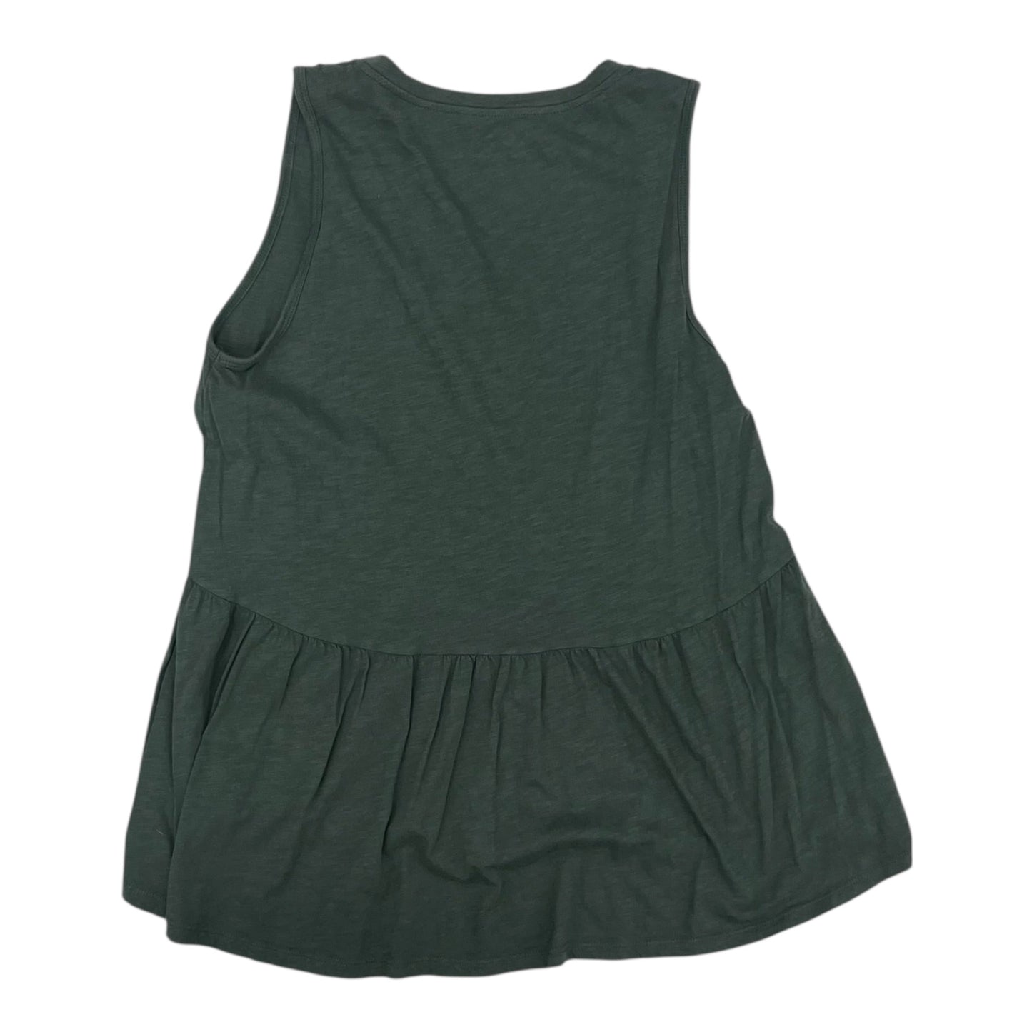 Top Sleeveless By Loft In Green, Size:M