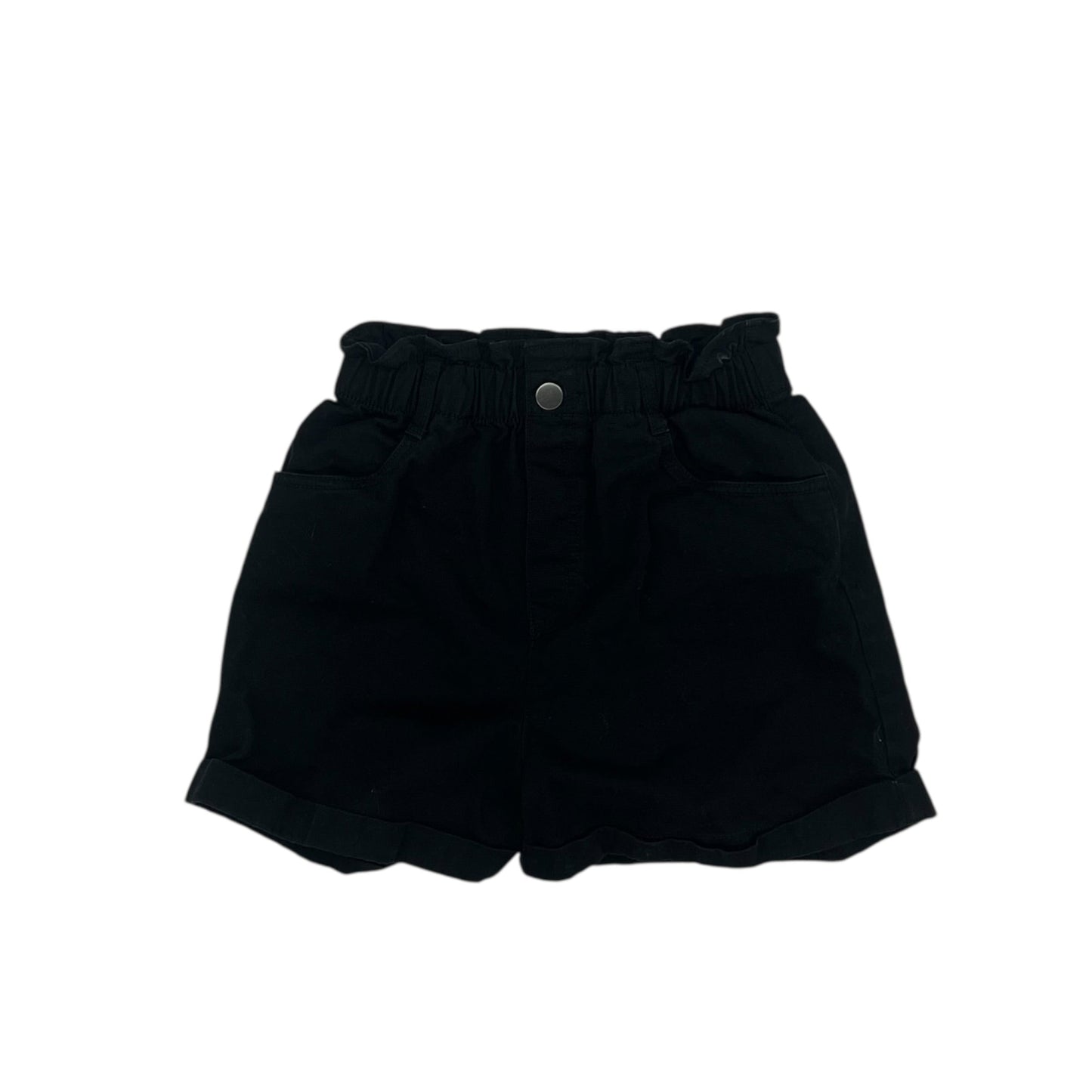 Shorts By H&M In Black Denim, Size:S