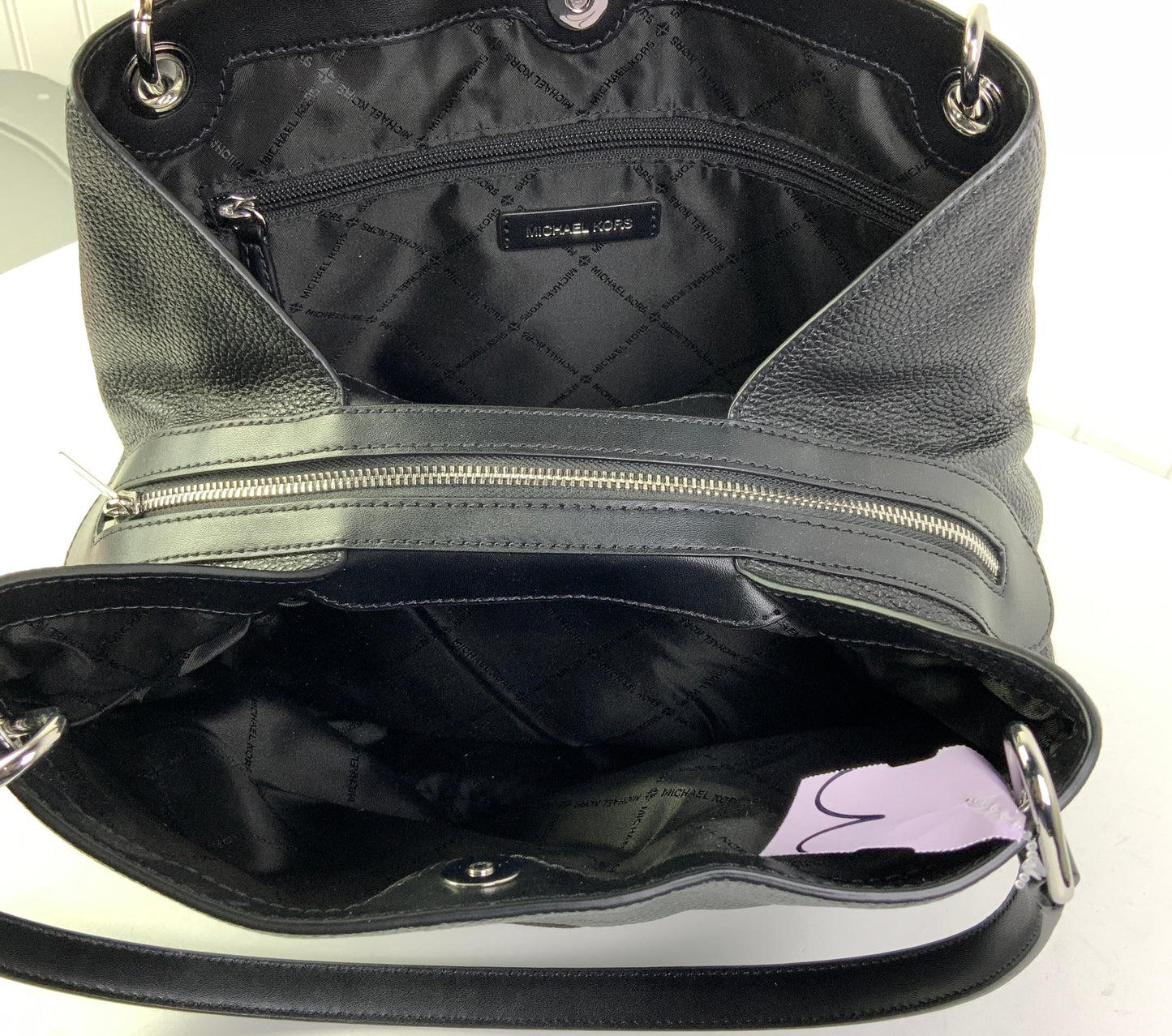 Handbag Designer By Michael Kors In Black, Size:Medium