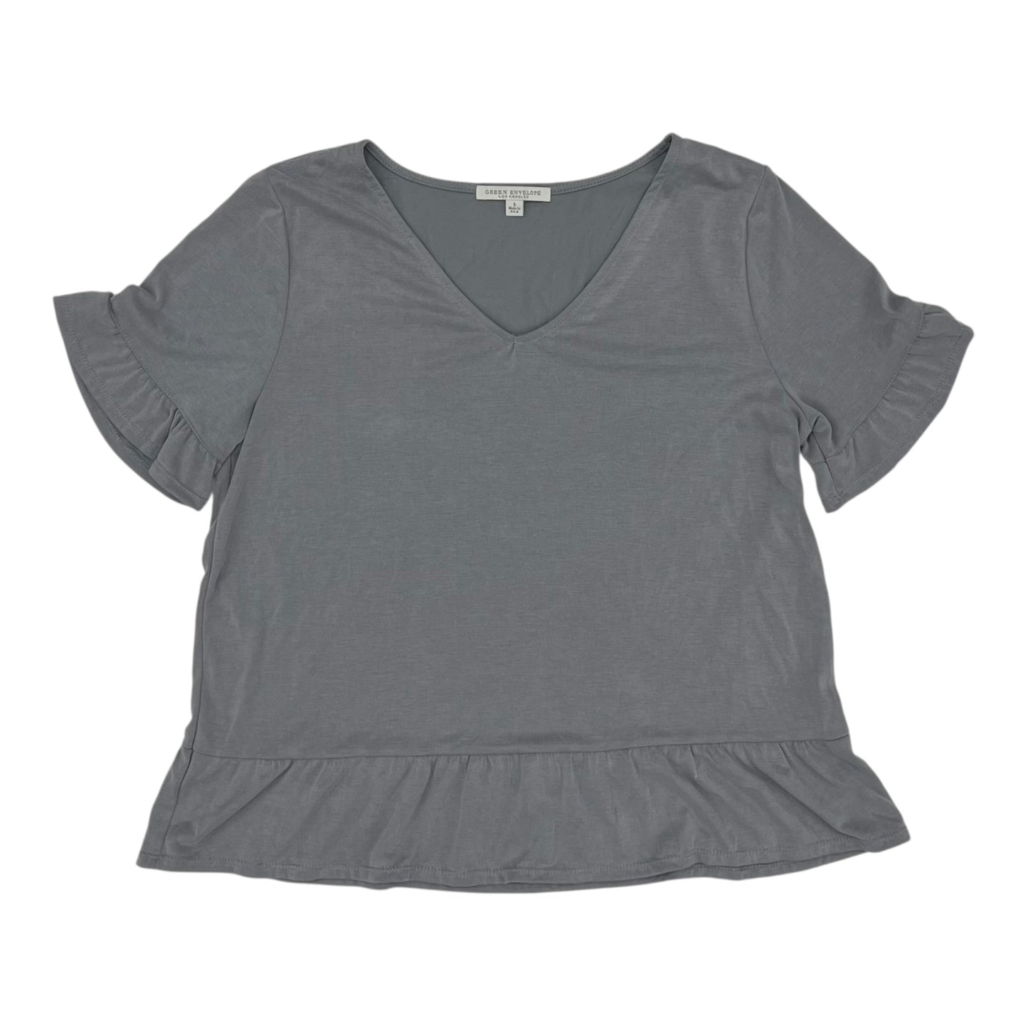 Top Ss By Green Envelope In Grey, Size:L