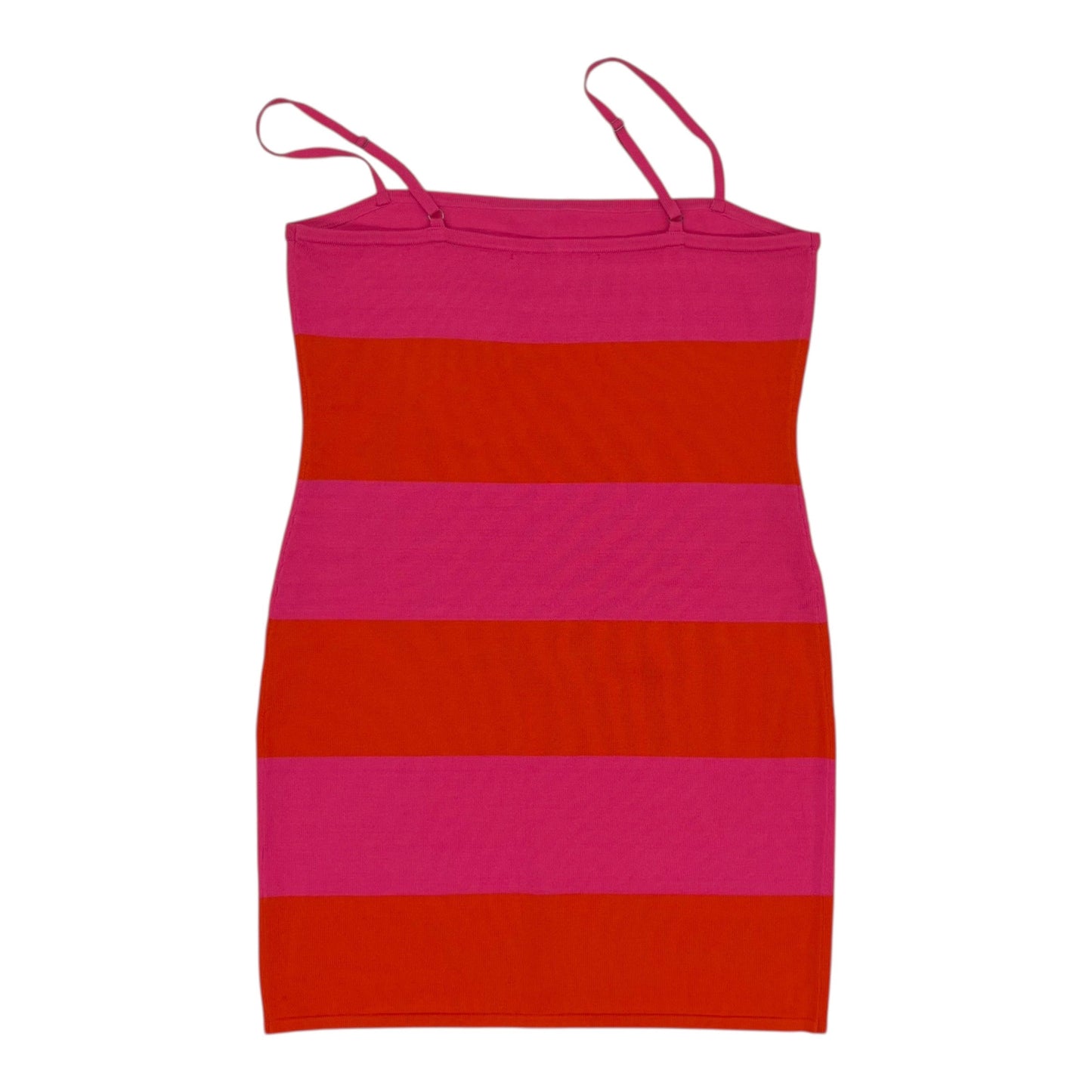 Dress Casual Short By French Connection In Orange & Pink, Size:M