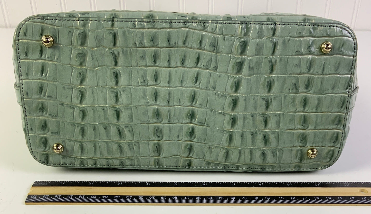 Handbag Designer By Brahmin In Aqua, Size:Medium