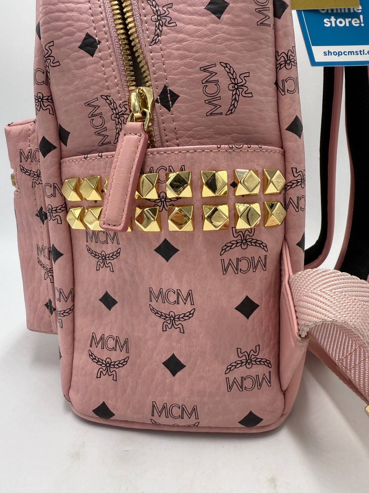 MCM Visetos Stark Side Studs Luxury Handbag / Backpack