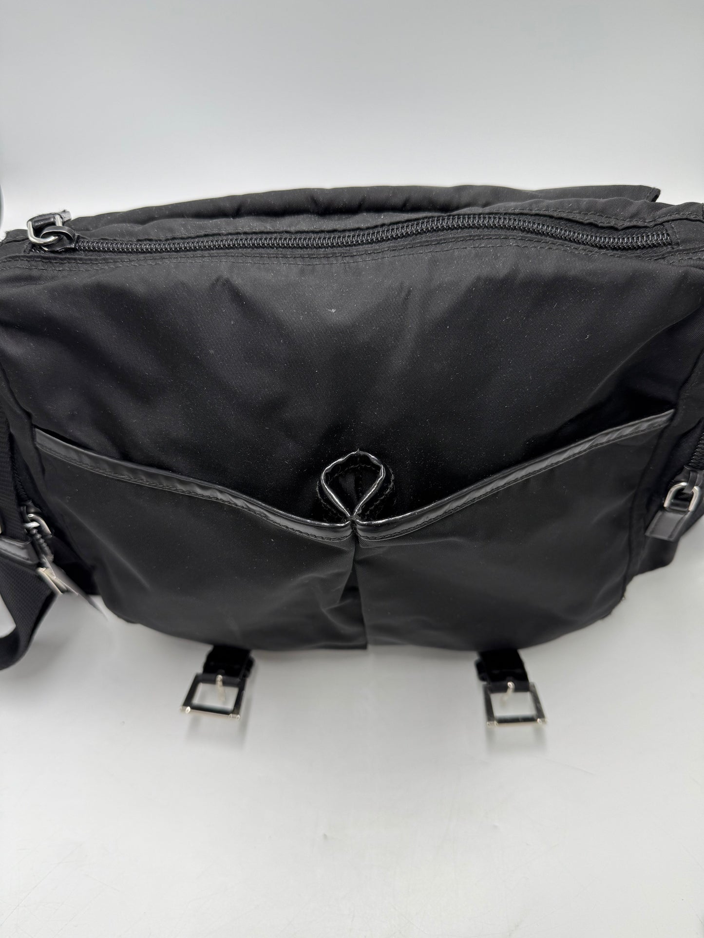 Prada Nylon Messenger Luxury Handbag / Crossbody