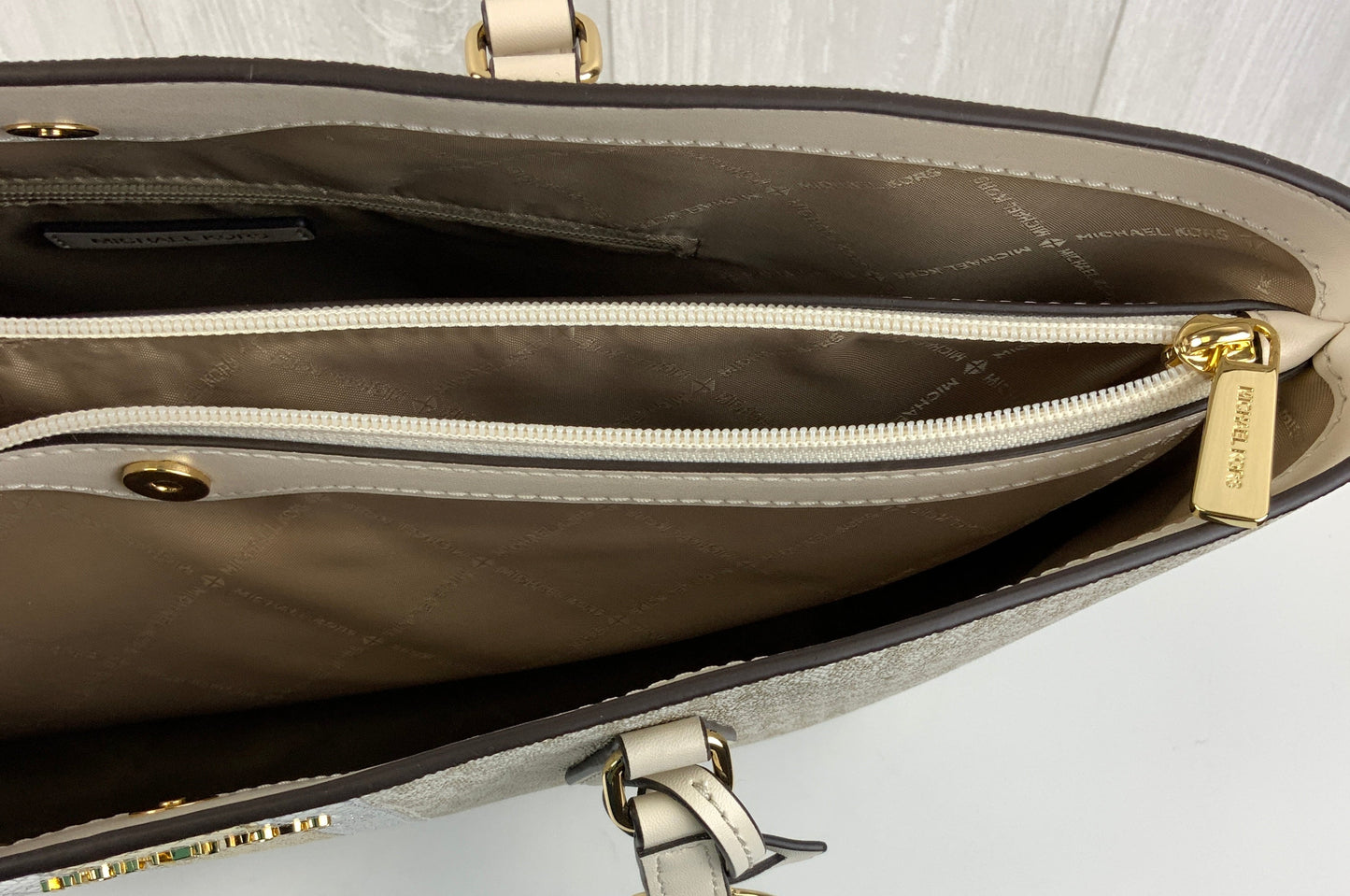 Tote Designer By Michael Kors, Size: Large