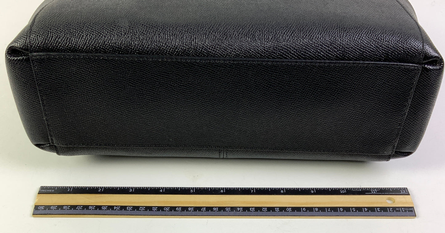 Handbag Designer By Coach In Black, Size:Medium