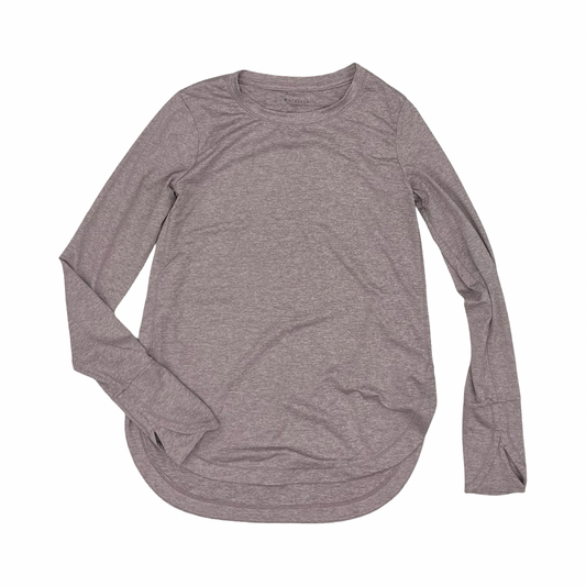 Athletic Top Ls Crewneck By Athleta In Purple, Size:Xs