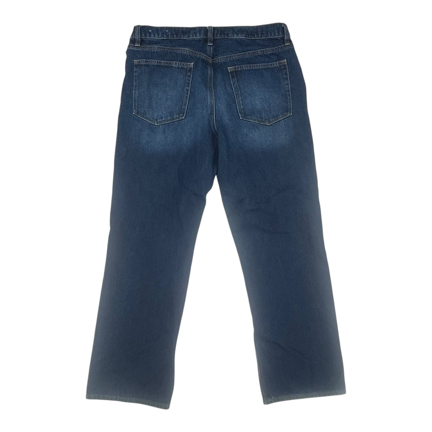 Jeans Straight By Loft In Blue Denim, Size:12