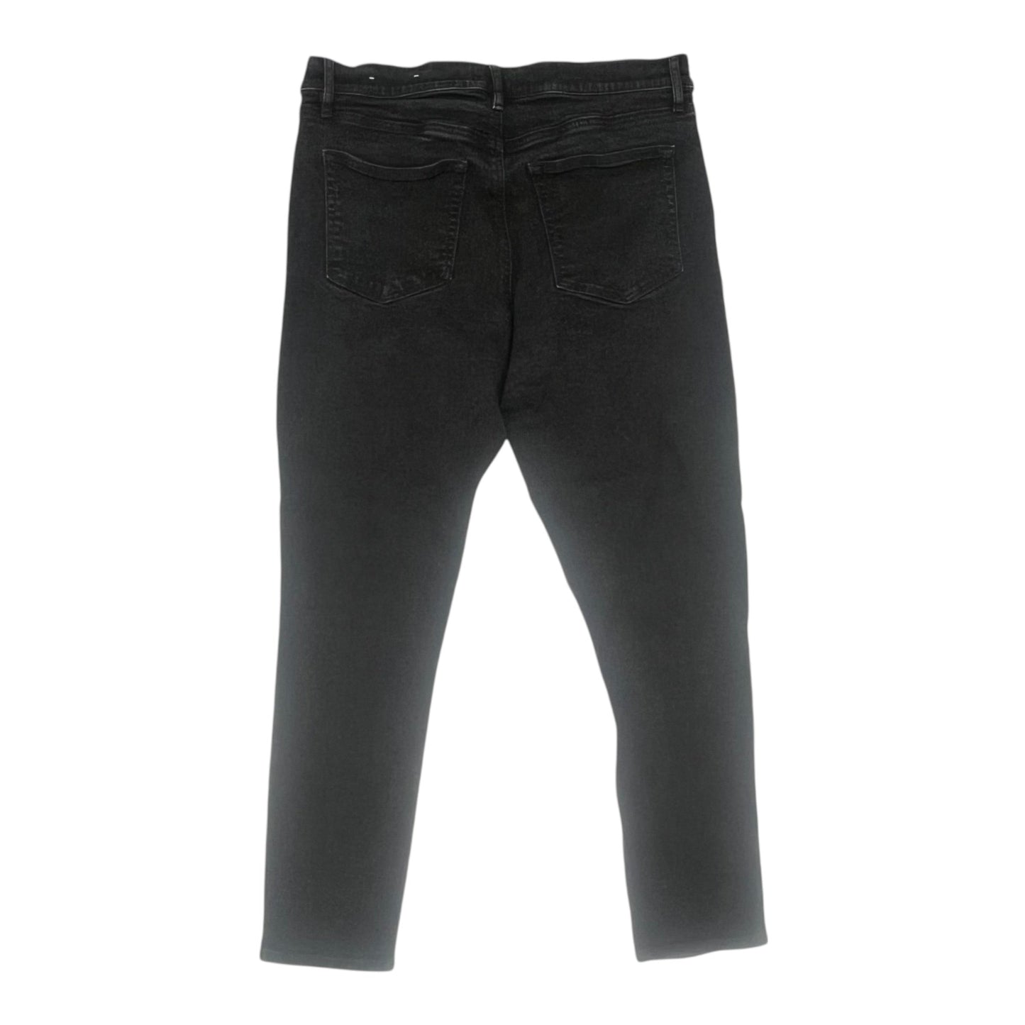 Jeans Skinny By Loft In Black Denim, Size:12