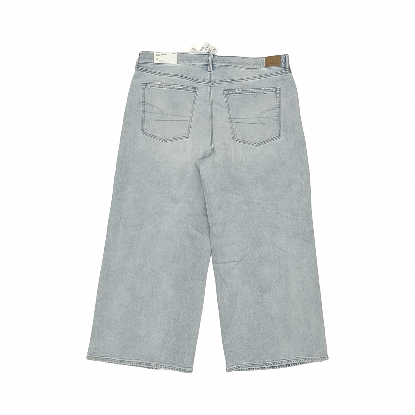 Jeans Wide Leg By American Eagle In Blue Denim, Size:18