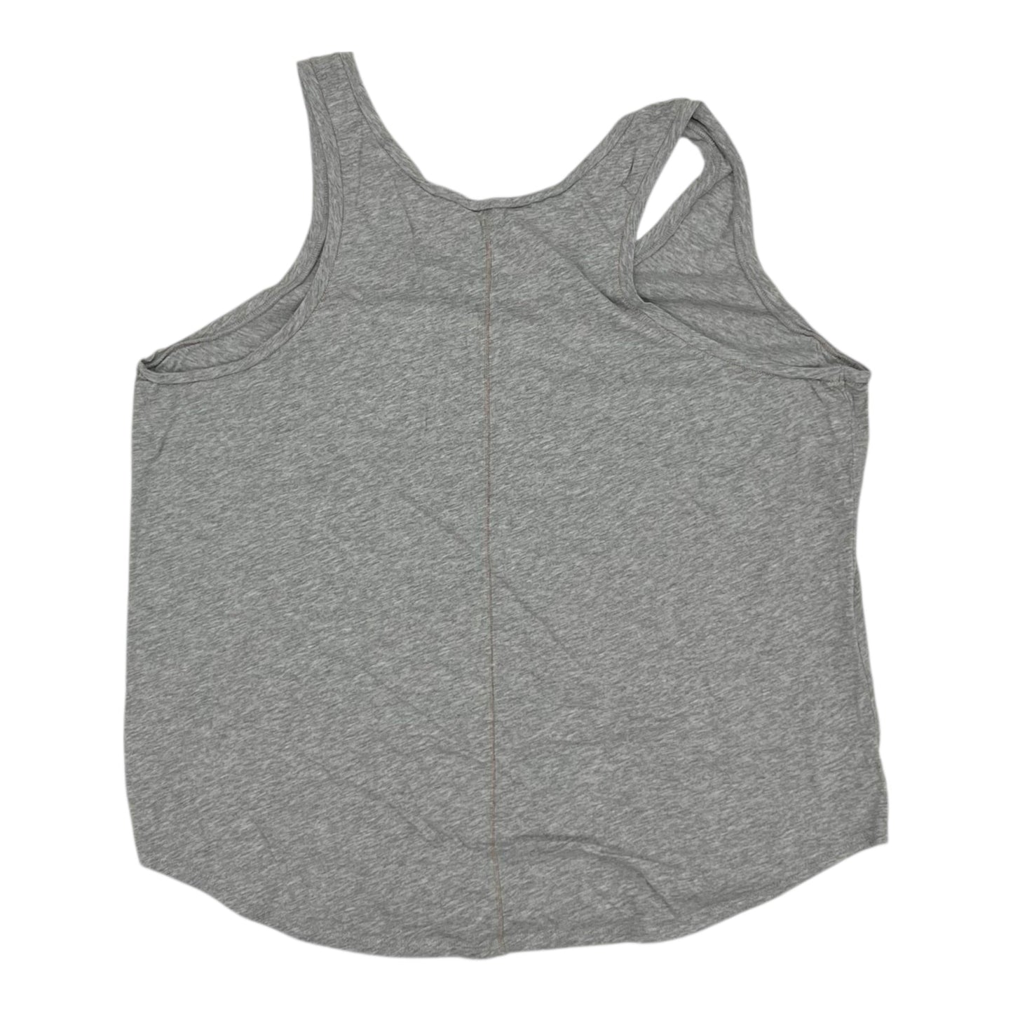 Top Sleeveless By Loft In Grey, Size:2X