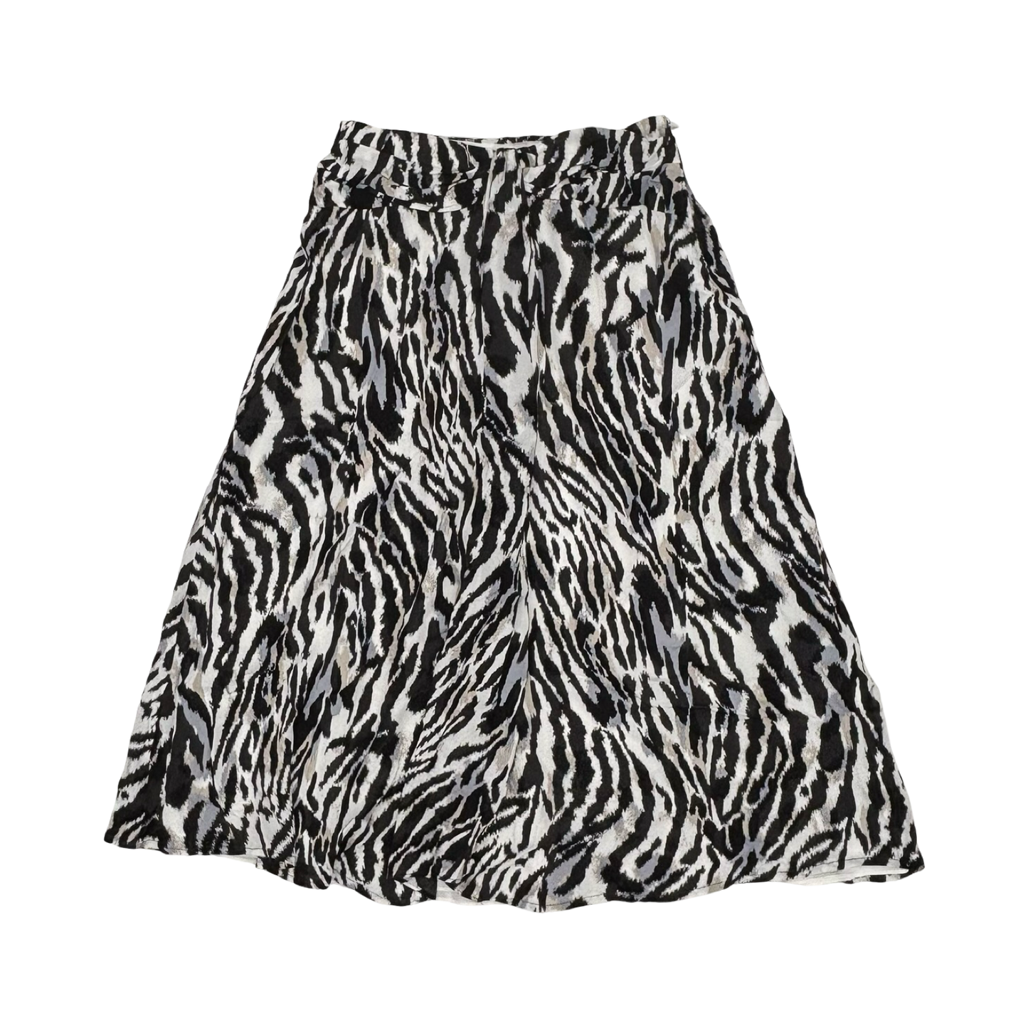Skirt Midi By White House Black Market In Black & Cream, Size:Xs